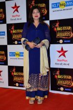 Alka Yagnik at Big Star Awards in Mumbai on 13th Dec 2015